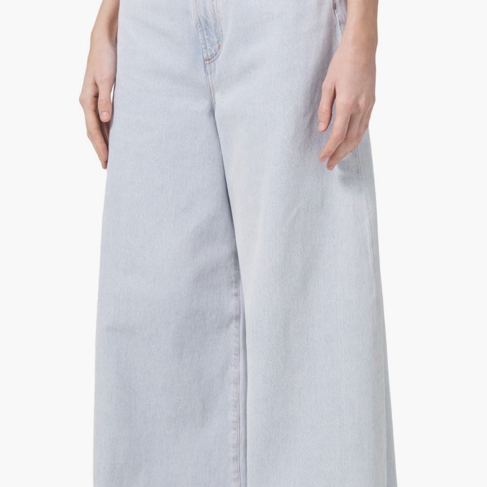 Agolde Light Blue Wide Leg Jeans
